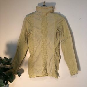 Athleta Yellow athletic turtleneck